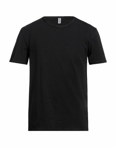 Moschino Man Undershirt Black Cotton, Elastane Cover