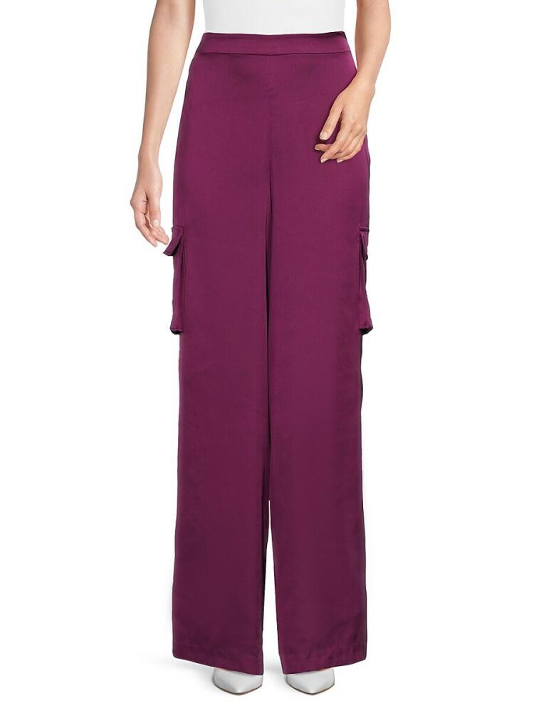 Ramy Brook Women's Janice Cargo Pants - Raspberry Cover