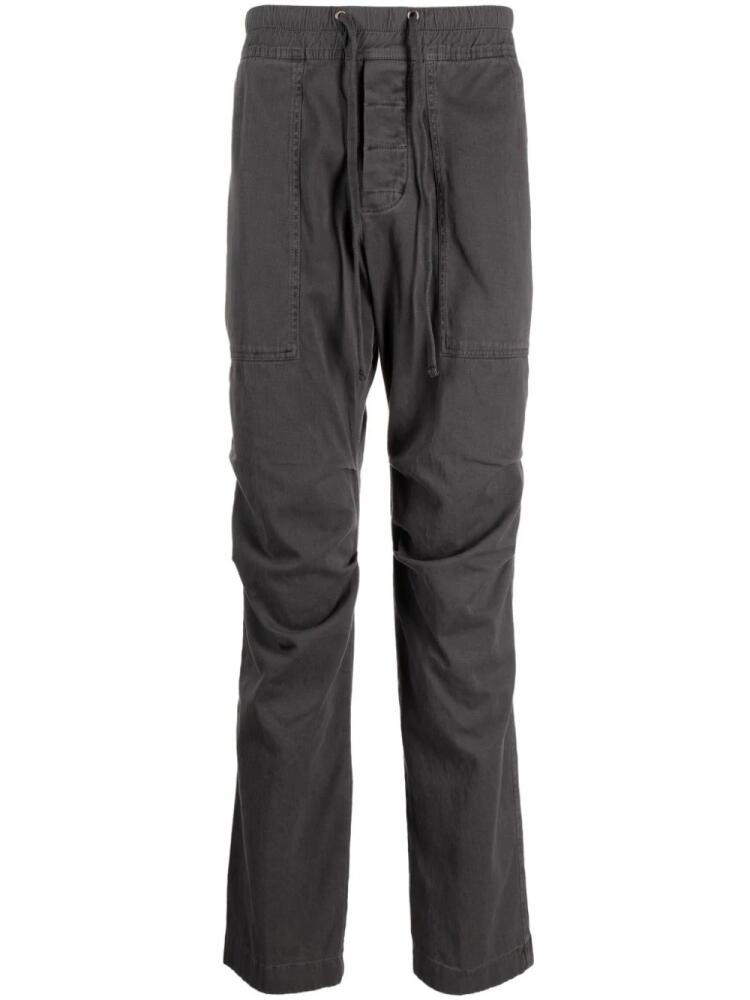 James Perse drawstring straight-leg trousers - Grey Cover