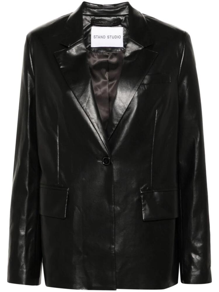 STAND STUDIO Betania single-breasted blazer - Black Cover