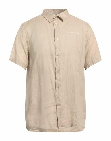 Richmond X Man Shirt Beige Linen Cover