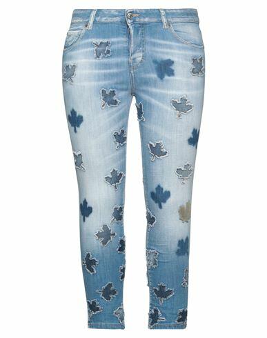 Dsquared2 Woman Jeans Blue Cotton, Elastane Cover