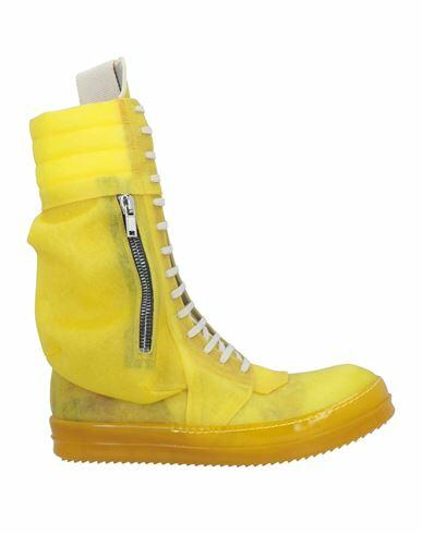 Rick Owens Man Boot Yellow Leather Cover