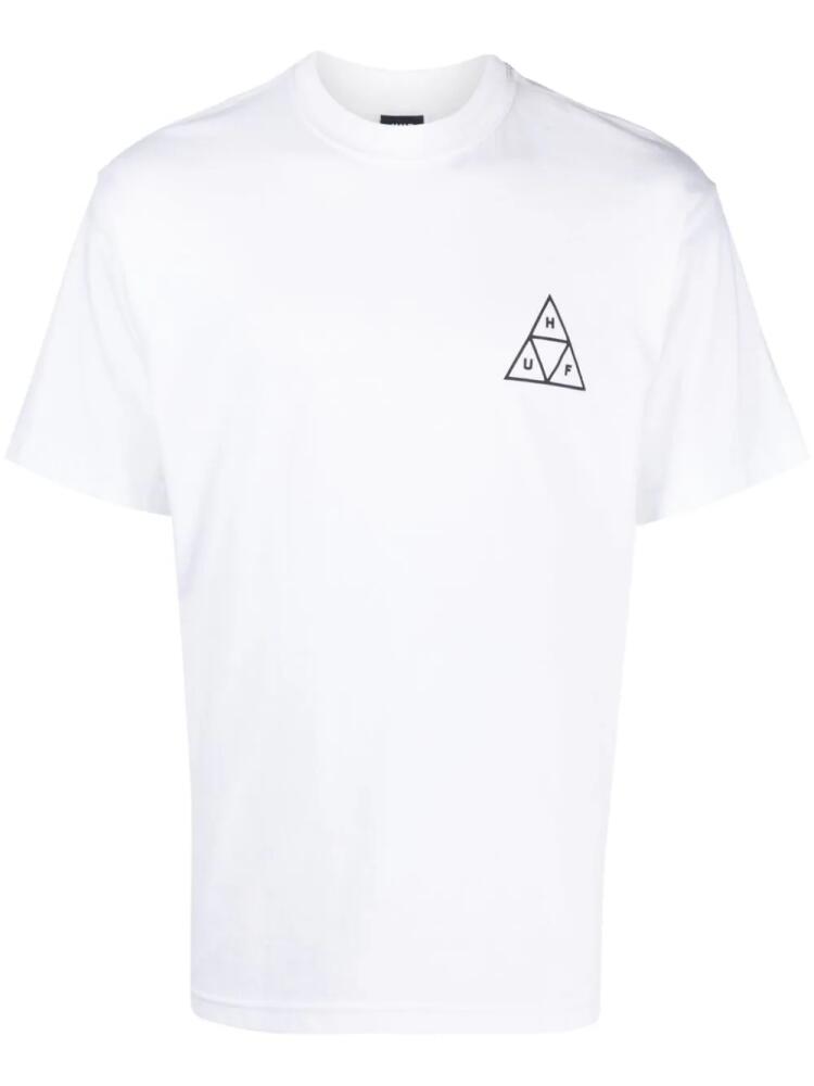 Huf Essentials TT logo-print cotton T-shirt - White Cover