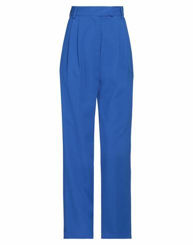 The Frankie Shop Woman Pants Bright blue Cotton, Nylon, Elastane Cover