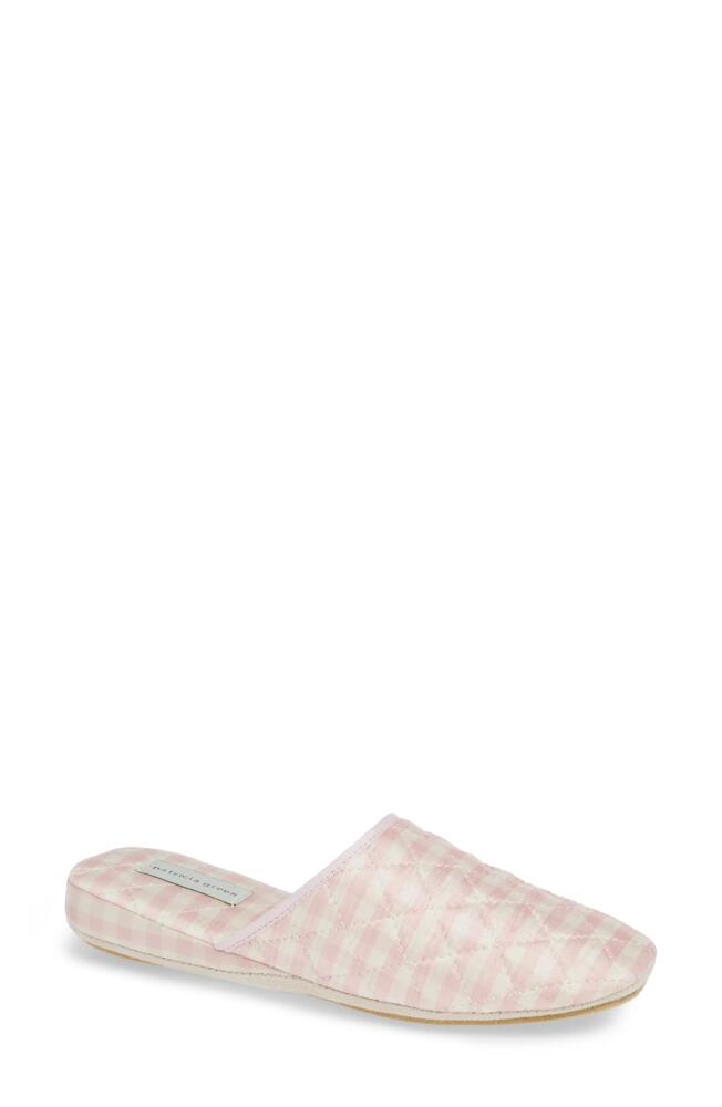 patricia green Sari Slipper in Pink Silk Fabric Cover