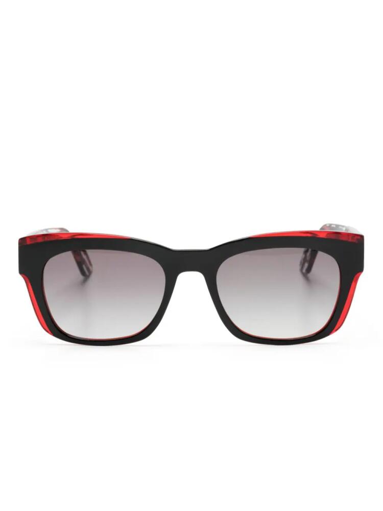 Face À Face Shiro 1 square-frame sunglasses - Black Cover