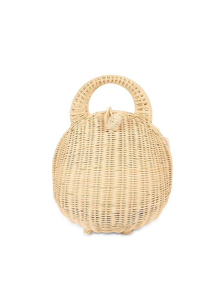 Cult Gaia Women's Basket Weave Clutch - Natural Cover