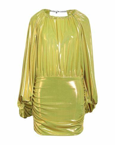 Souvenir Woman Mini dress Yellow Polyester, Elastane Cover