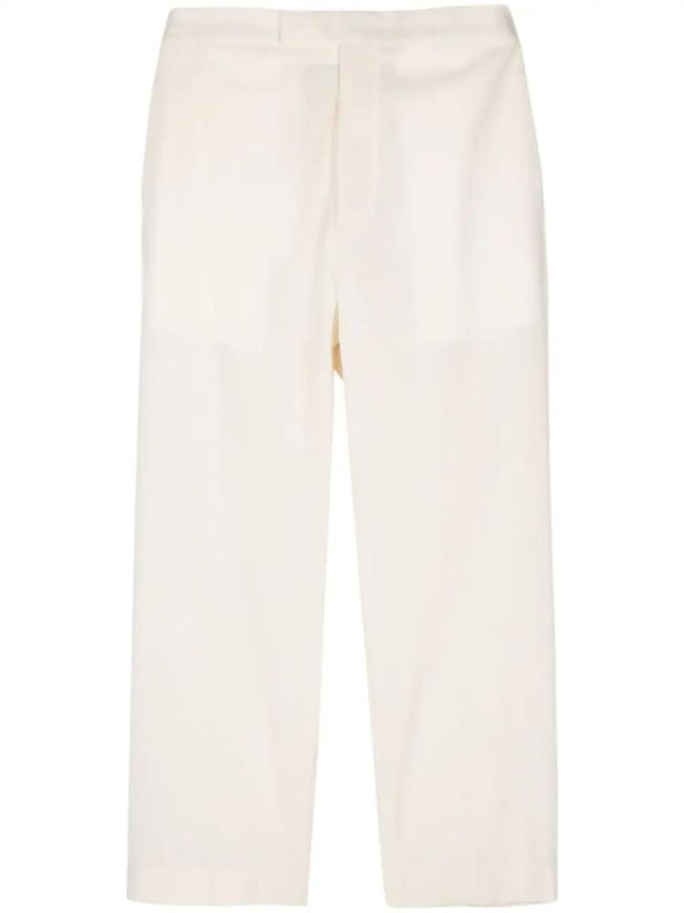 SAPIO adjustable straight-leg trousers - White Cover