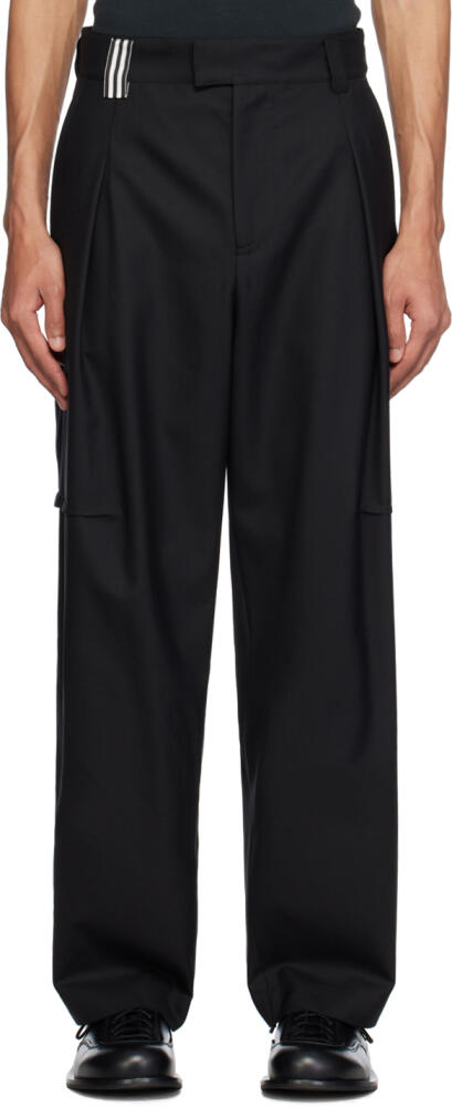 Marina Yee Black Wide-Leg Trousers Cover