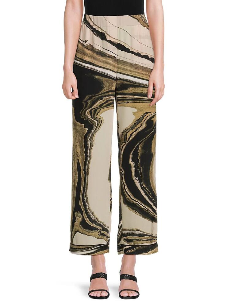 The Kooples Women's Print Pant - Beige Multi Cover