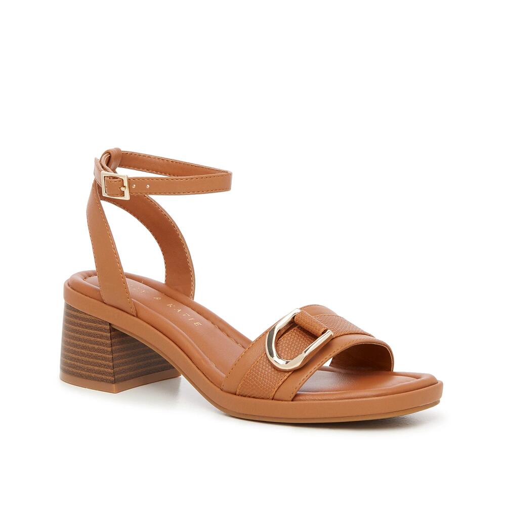 Kelly & Katie Wide Width Tesimay Sandal | Women's | Ochre Cognac Cover