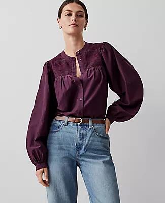 Ann Taylor Yoke Blouse Cover