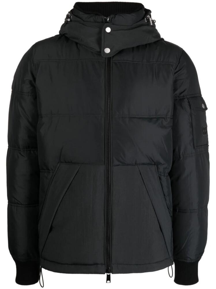 Alpha Tauri hooded padded jacket - Black Cover