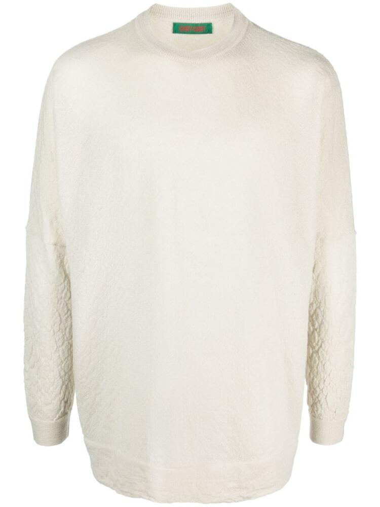 Casey Casey fine-knit wool jumper - Neutrals Cover