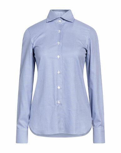 Finamore 1925 Woman Shirt Blue Cotton Cover