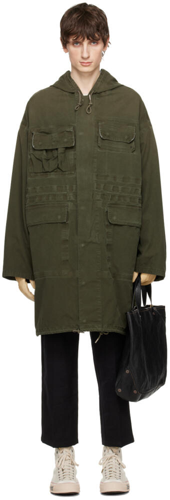 visvim Khaki Copleston Coat Cover