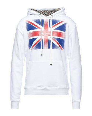 Aquascutum Man Sweatshirt White Cotton Cover