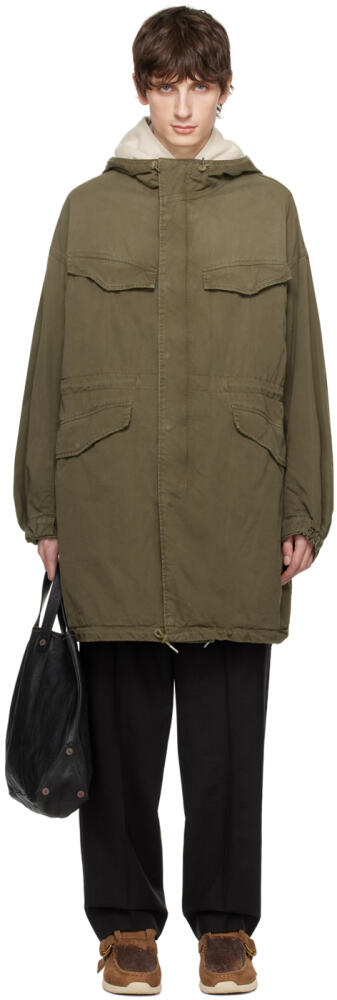 visvim Khaki SAS Covert Reversible Parka Cover