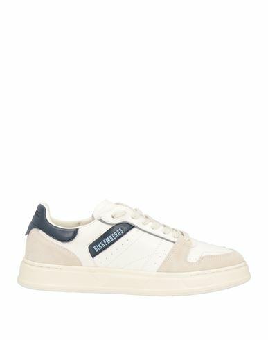 Bikkembergs Man Sneakers Off white Leather Cover