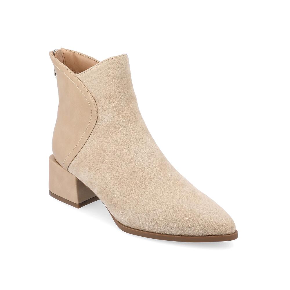 Journee Collection Wide Width Consuello Bootie | Women's | Tan Cover