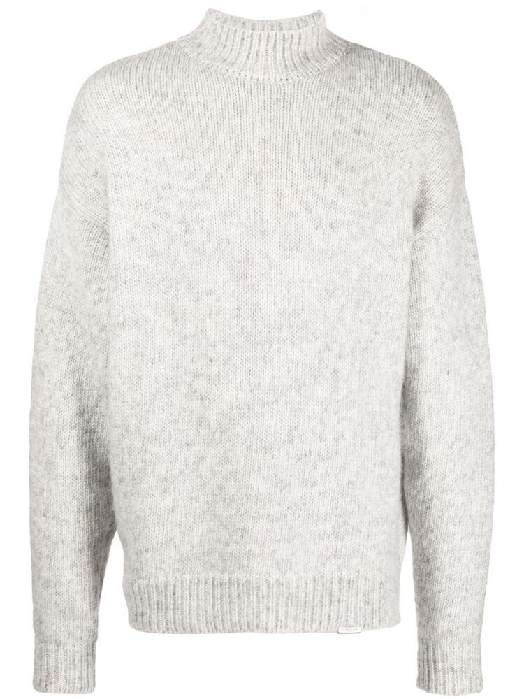 Represent high neck knitted jumper - Neutrals Cover