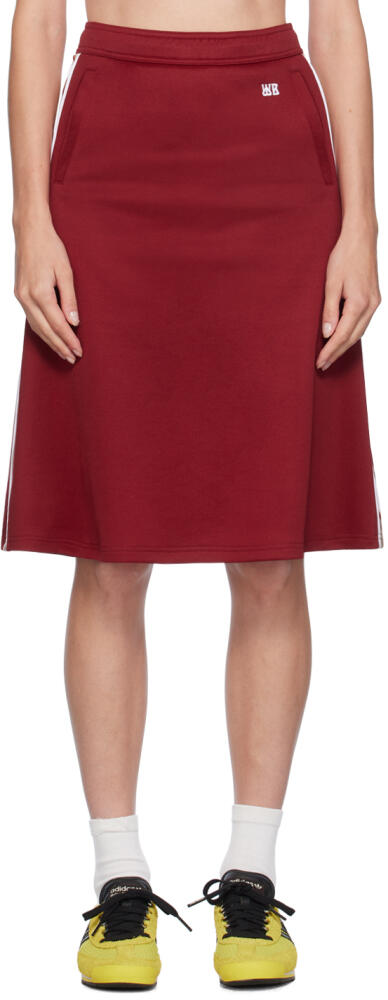 Wales Bonner Red Shine Midi Skirt Cover