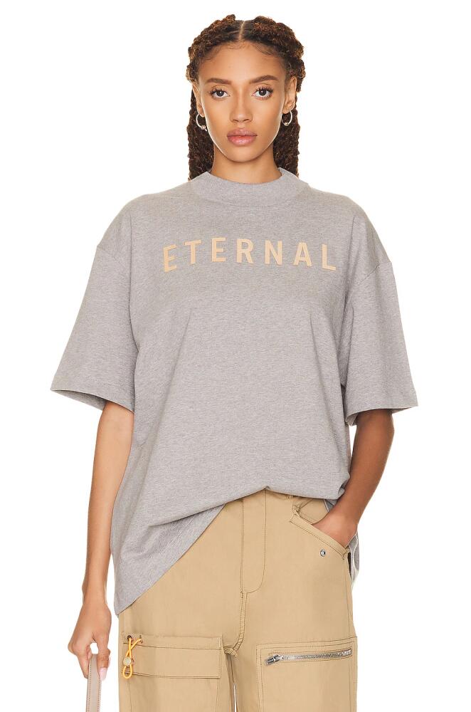 Fear of God Eternal T Shirt in Grey Cover