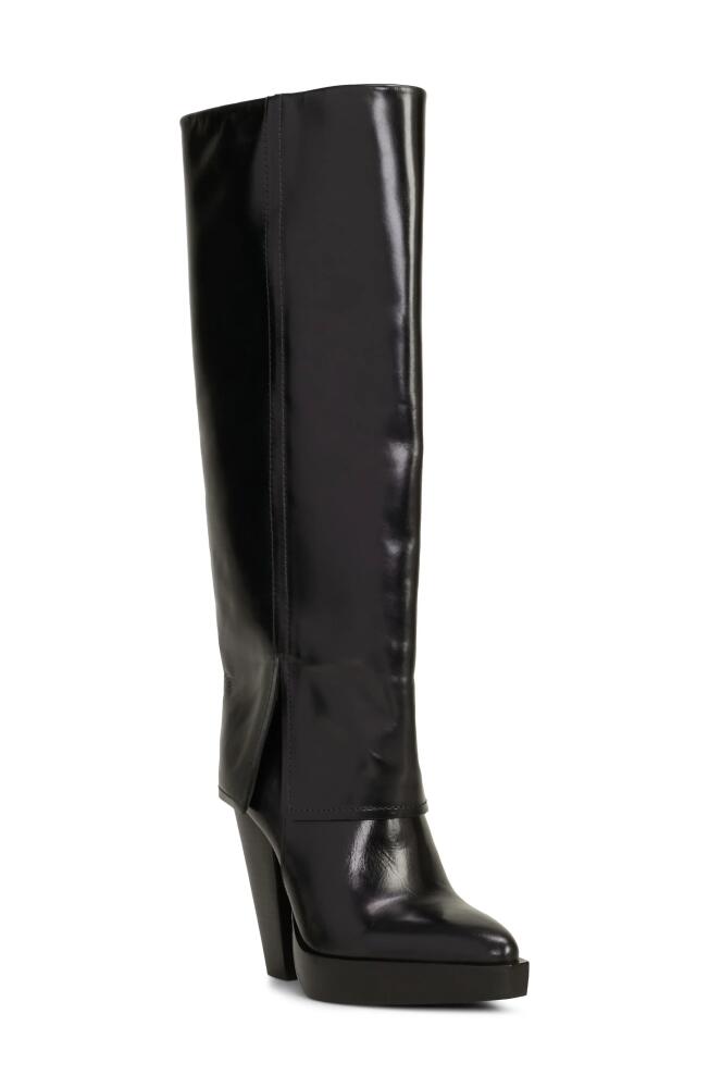 Vince Camuto Nanfala Foldover Shaft Platform Boot in Black Cover