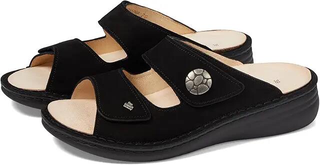 Finn Comfort Moorea (Schwarz Nubuk) Women's Shoes Cover