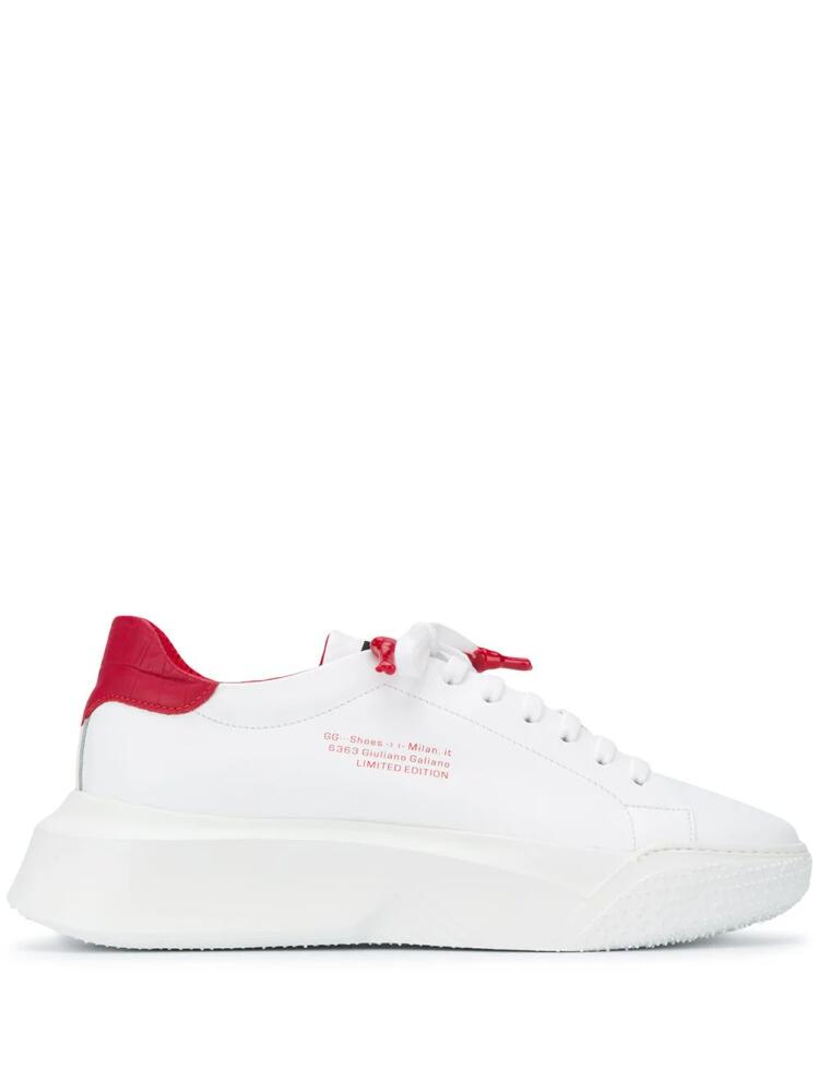 Giuliano Galiano Nemesis lace-up sneakers - White Cover