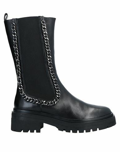 Apepazza Woman Ankle boots Black Soft Leather Cover