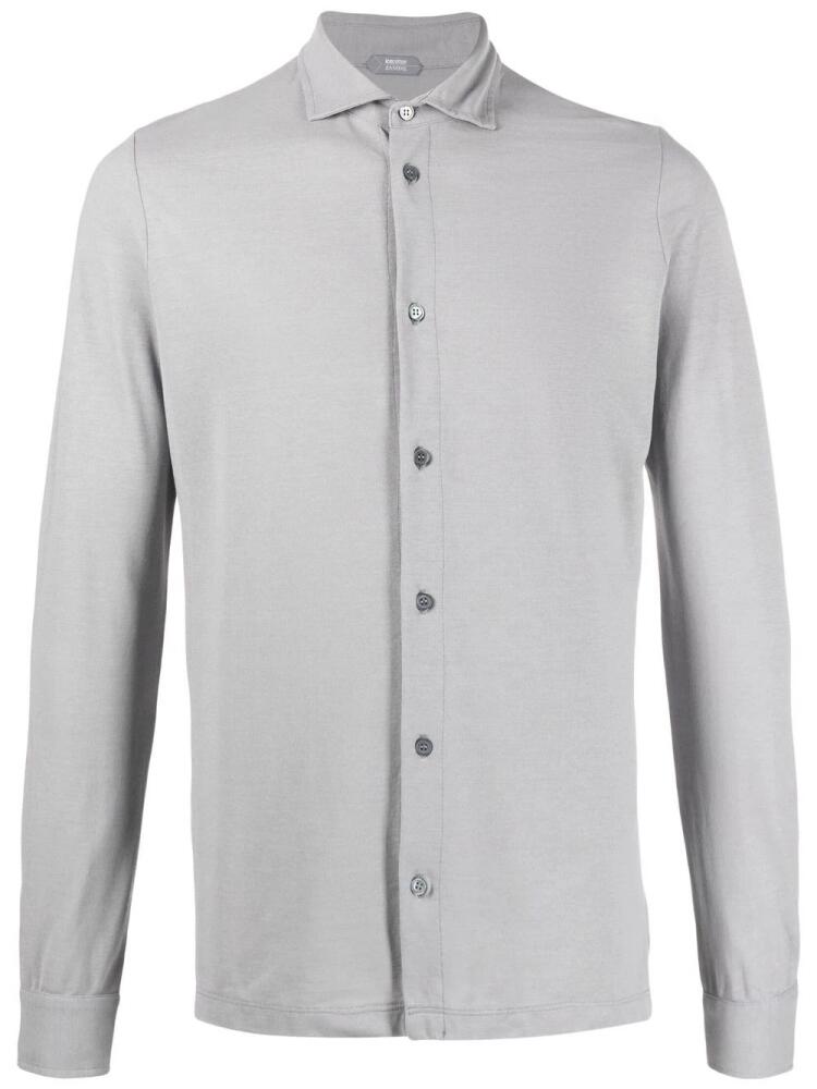 Zanone classic button-up shirt - Grey Cover