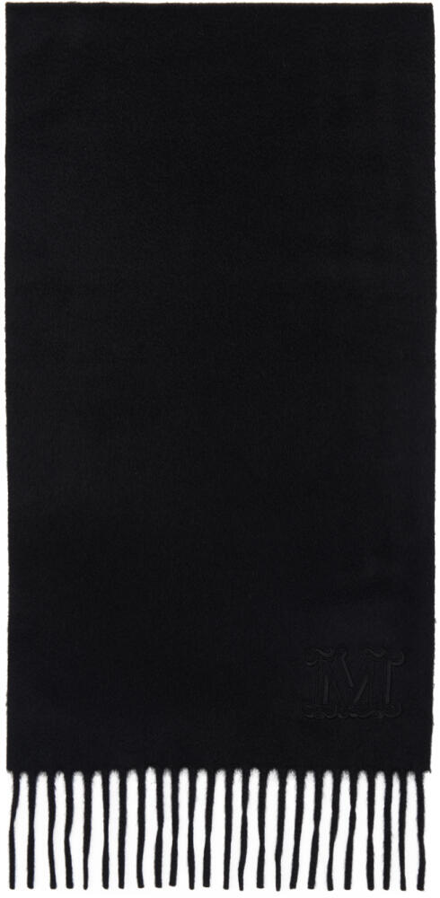 Max Mara Black Cashmere Scarf Cover