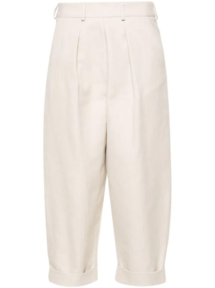 Société Anonyme De Flores cropped trousers - Neutrals Cover