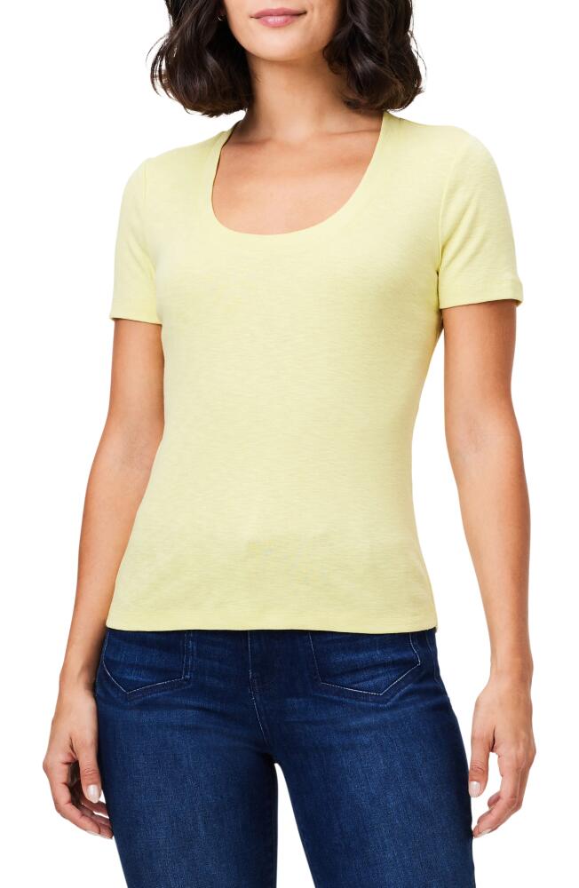 NZT by NIC+ZOE Scoop Neck Cotton Blend T-Shirt in Citrus Cover