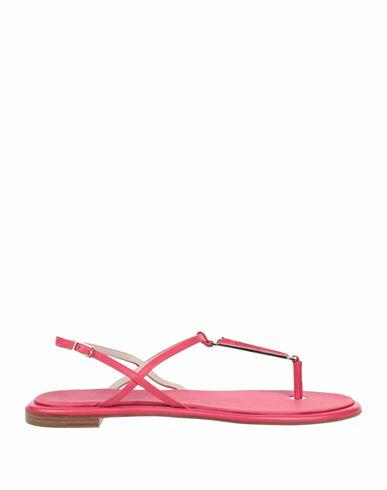 Giorgio Armani Woman Thong sandal Magenta Leather Cover