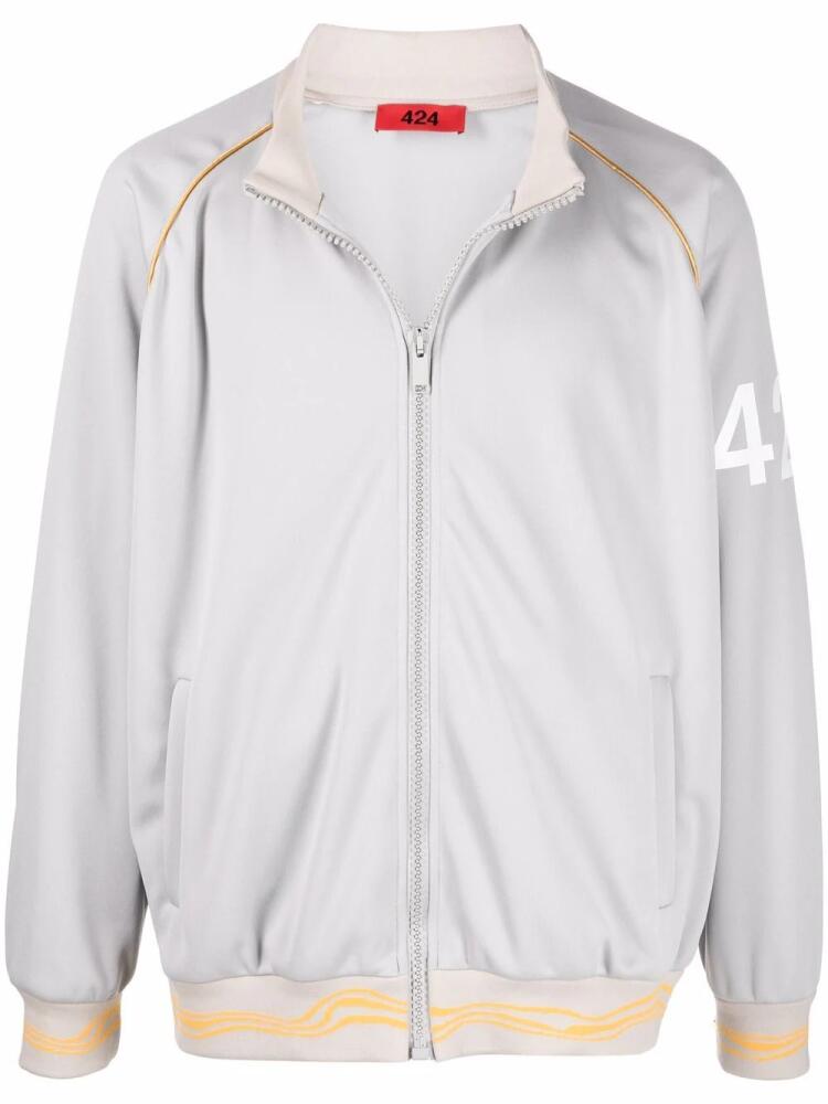 424 zipped track jacket - Neutrals Cover