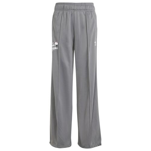 adidas Originals Girls adidas Originals Hello Kitty Wide Leg Pants - Girls' Grade School White/Grey L Cover