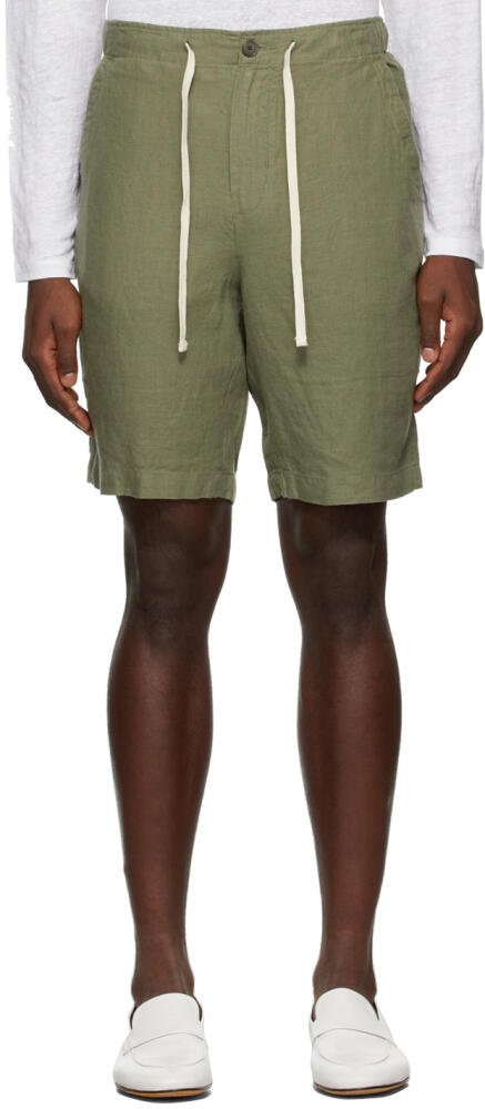 Vince Khaki Lightweight Hemp Shorts Cover