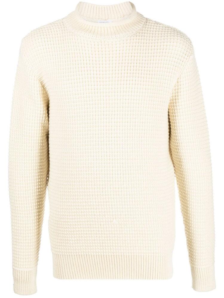 Sunspel crew-neck long-sleeve jumper - Neutrals Cover