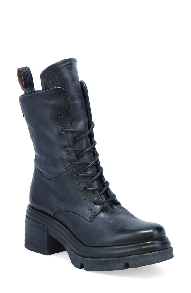 A. S.98 Elvin Lug Sole Bootie in Black Cover