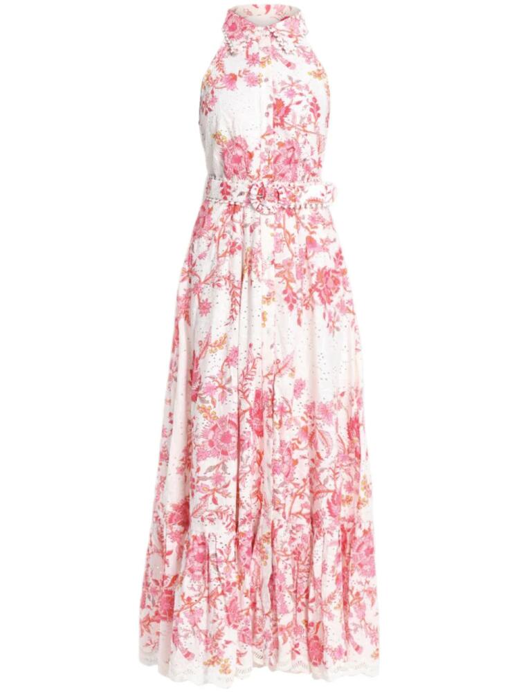 Hemant And Nandita floral maxi dress - White Cover