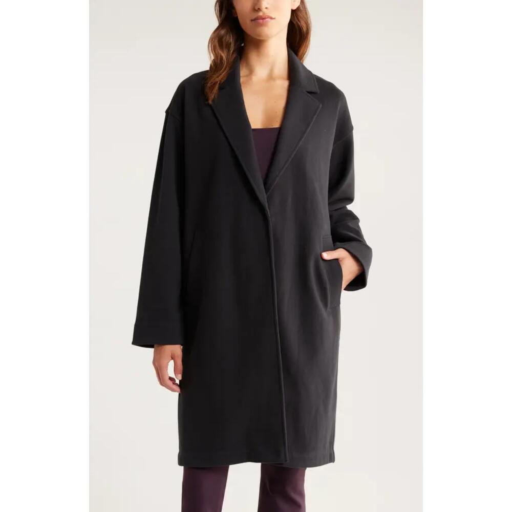 Zella Cloud Fleece Longline Blazer in Black Cover