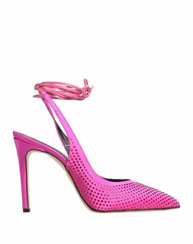 Divine Follie Woman Pumps Fuchsia Textile fibers Cover