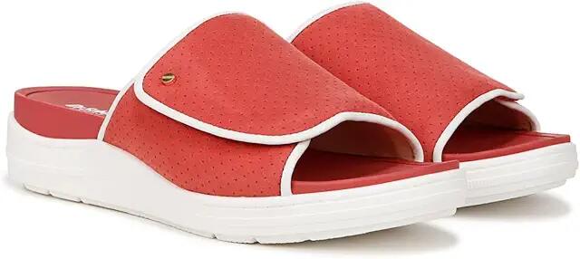 Dr. Scholl's Time Off Set Slide Sandal (Vintage Red Microfiber) Women's Sandals Cover