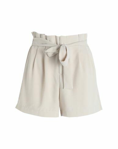 Only Woman Shorts & Bermuda Shorts Beige Polyester Cover