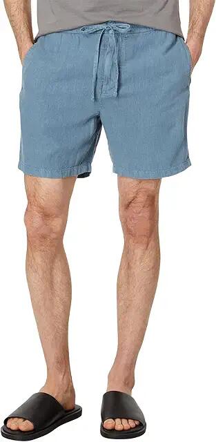 John Varvatos Daryl Shorts (Steel Blue) Men's Shorts Cover