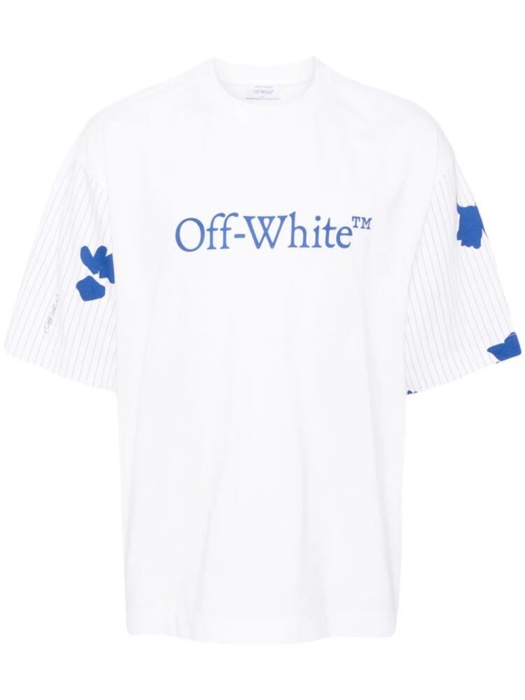 Off-White logo print T-shirt Cover